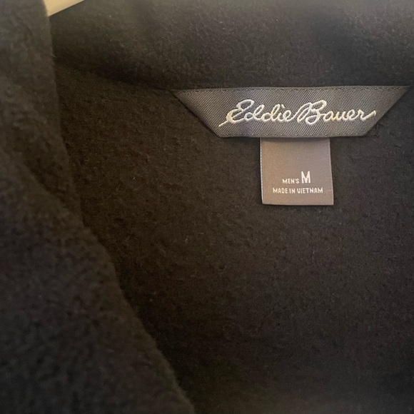 Eddie Bauer Vest Adult medium Full Zip Fleece Outdoor Casual Men - Picture 6 of 10